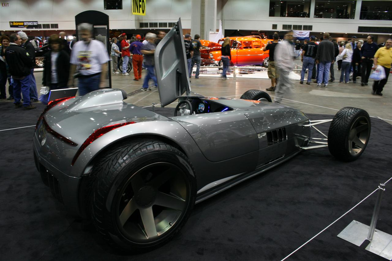 Illustration for article titled Cadillac VSR Hot Rod Concept